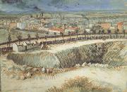 Vincent Van Gogh Outskirts of Paris near Montmartre (nn04) china oil painting artist